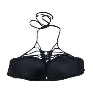 Pink Victoria S Secret Swim Nwt Pink Victorias Secret Strappy Macrame Bikini Poshmark